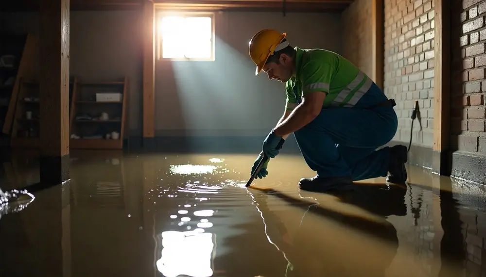 Professional water damage restoration services in Redkey, IN